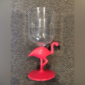 Pink Flamingo Plastic Goblet